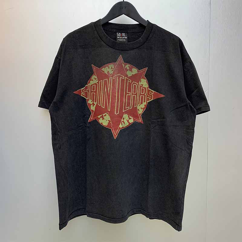 SAINT MICHAEL Vintage T-shirt DENIM TEARS Loose Short Sleeve