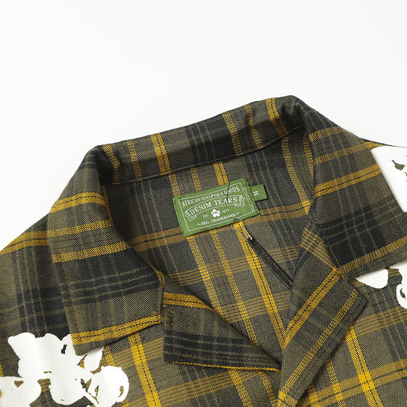 Denim Tears Shirt Kapok Plaid Long sleeve shirt