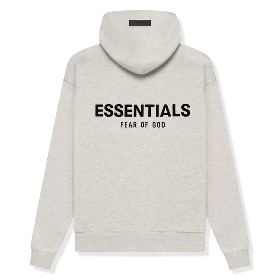FEAR OF GOD ESSENTIALS LIGHT HEATHER OATMEAL TRACKSUIT (SS22)