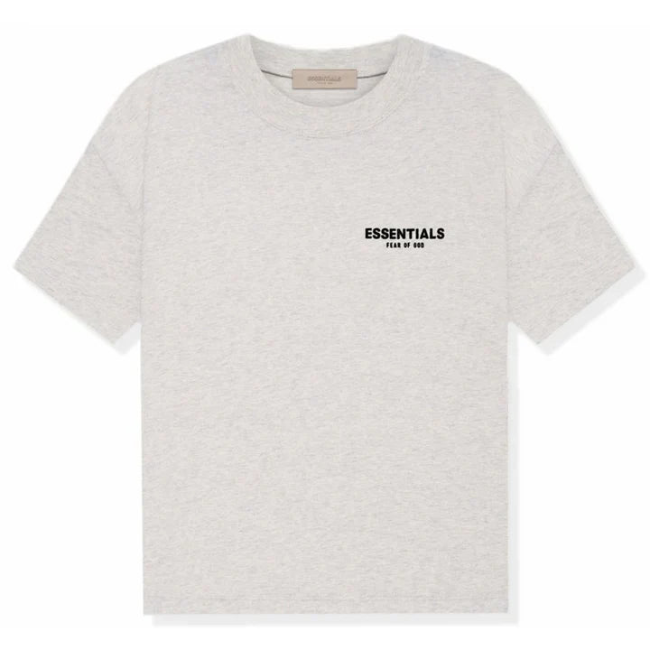 FEAR OF GOD ESSENTIALS T-SHIRT 'LIGHT HEATHER OATMEAL' (SS22)