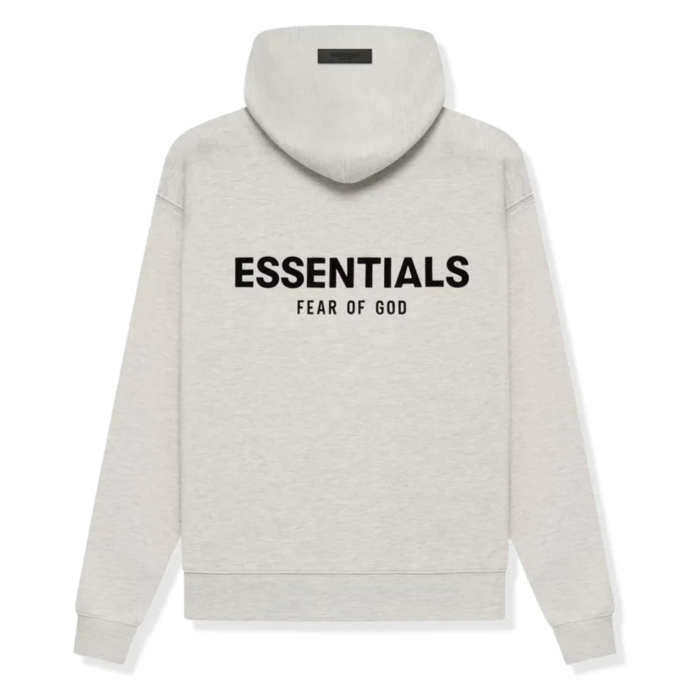 FEAR OF GOD ESSENTIALS LIGHT OATMEAL HOODIE (SS22)