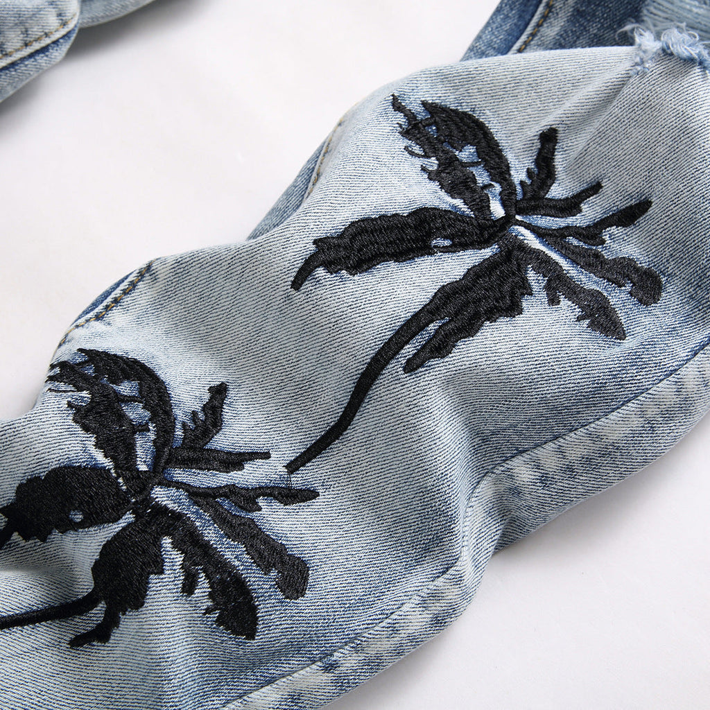 Amiri Jeans Ripped Stretch Jeans