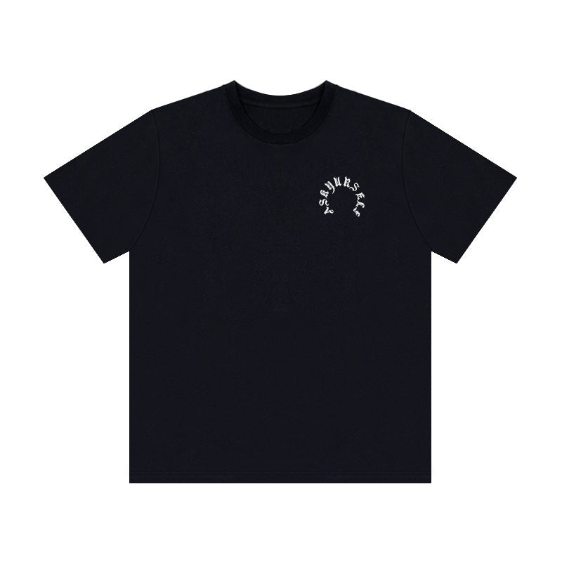 Askyurself T-shirts Summer Loose Men's Short Sleeve T-shirt