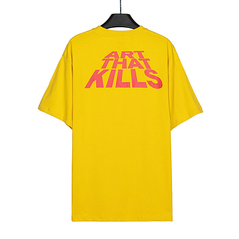 Gallery Dept T-shitrs Men's Retro Alphabet plus Size Short Sleeve T-shirt