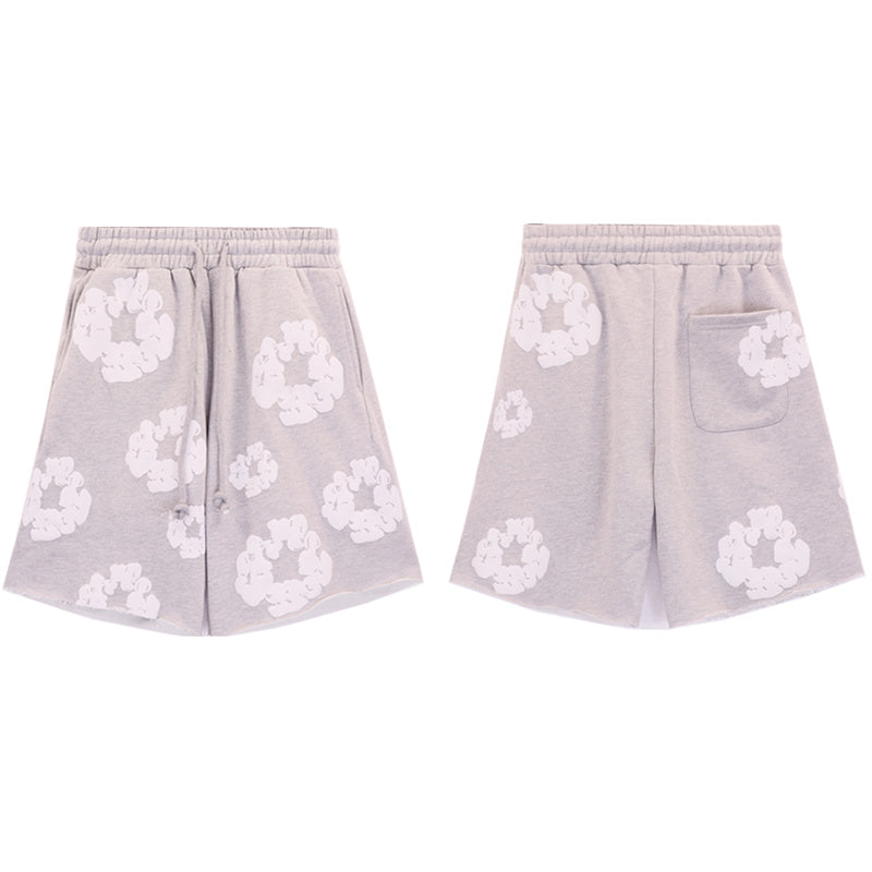 Denim Tears Shorts Puff Print Casual Shorts