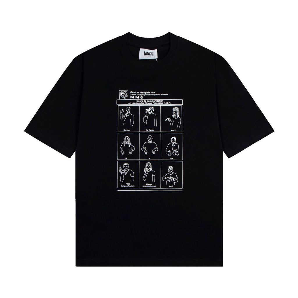 Maison Margiela T-shirt Crew Neck Loose Short Sleeve T-shirt