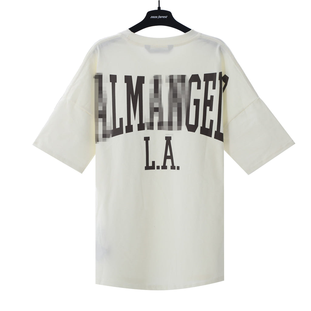 Palm Angels T-shirt Alphabet Slogan Printed Short Sleeve T-shirt