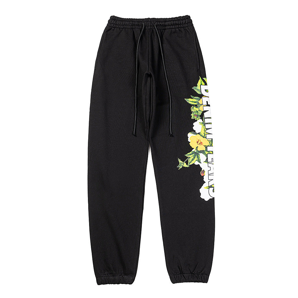 Denim Tears Sweatpants Alphabet pattern casual trousers