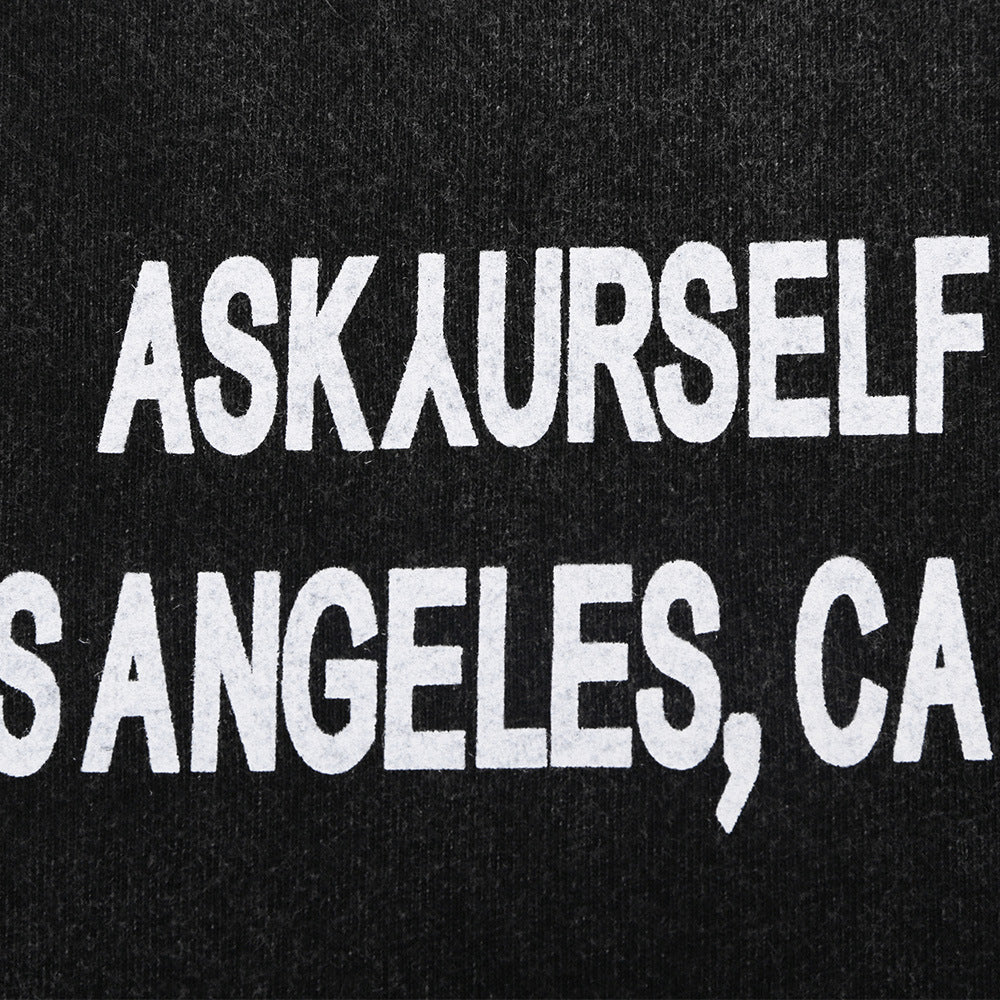 Askyurself T-shirts Dark Style Animal Print Men's Loose