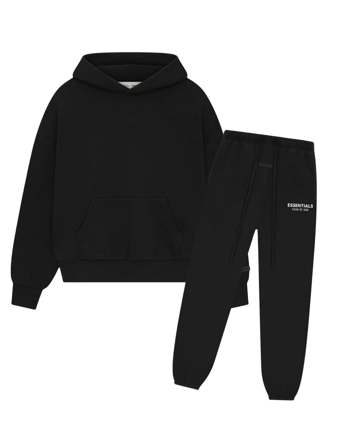 Fear Of God Essentials Classic Jet Black TRACKSUIT (SS25)
