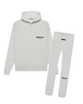 FEAR OF GOD ESSENTIALS LIGHT HEATHER OATMEAL TRACKSUIT (SS22)
