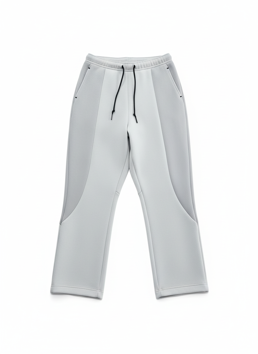 Nike Tech Open-Hem Fleece Trousers Cream/Grey