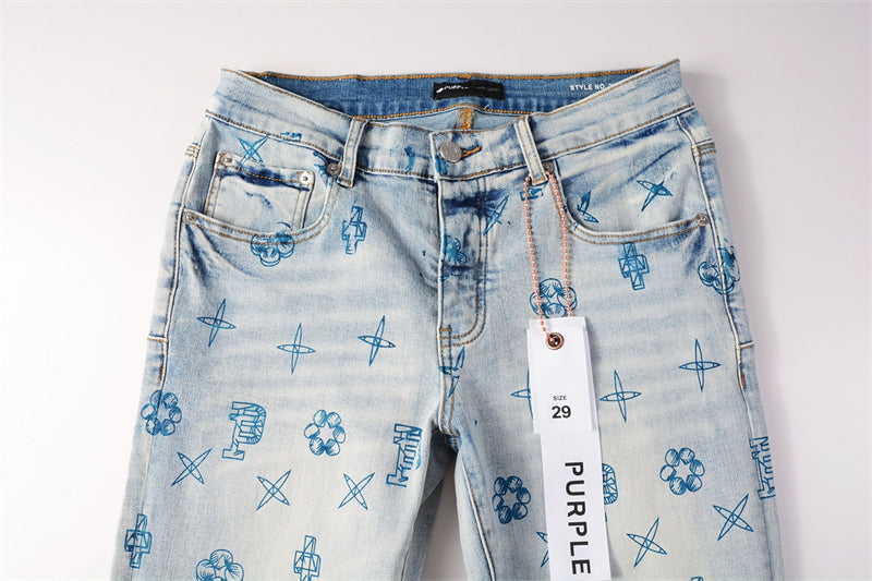 PURPLE  Fashion Jeans 9063