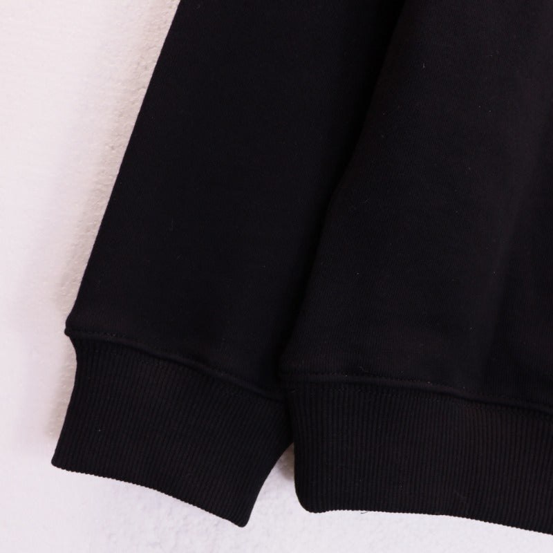 Palm Angels Hoodie Smoke Letter Flame Print Hooded Sweater