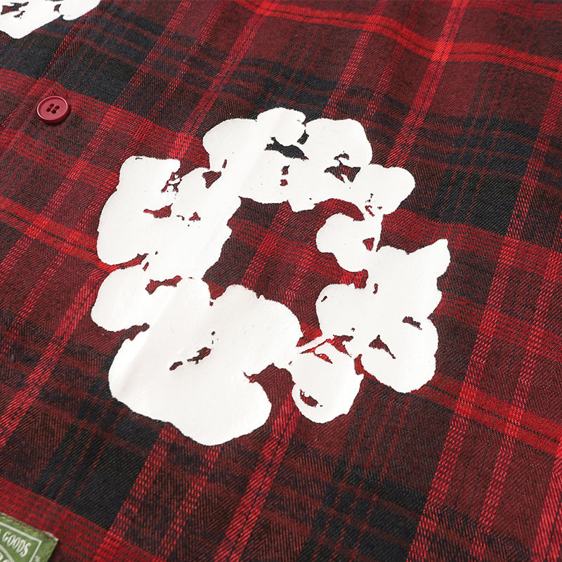 Denim Tears Shirt Kapok Plaid Long sleeve shirt