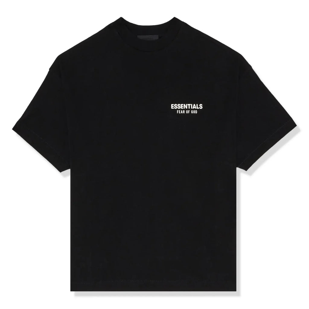 Fear Of God Essentials Jersey Crewneck Black T Shirt